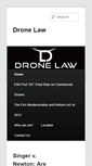 Mobile Screenshot of dronelaw.com